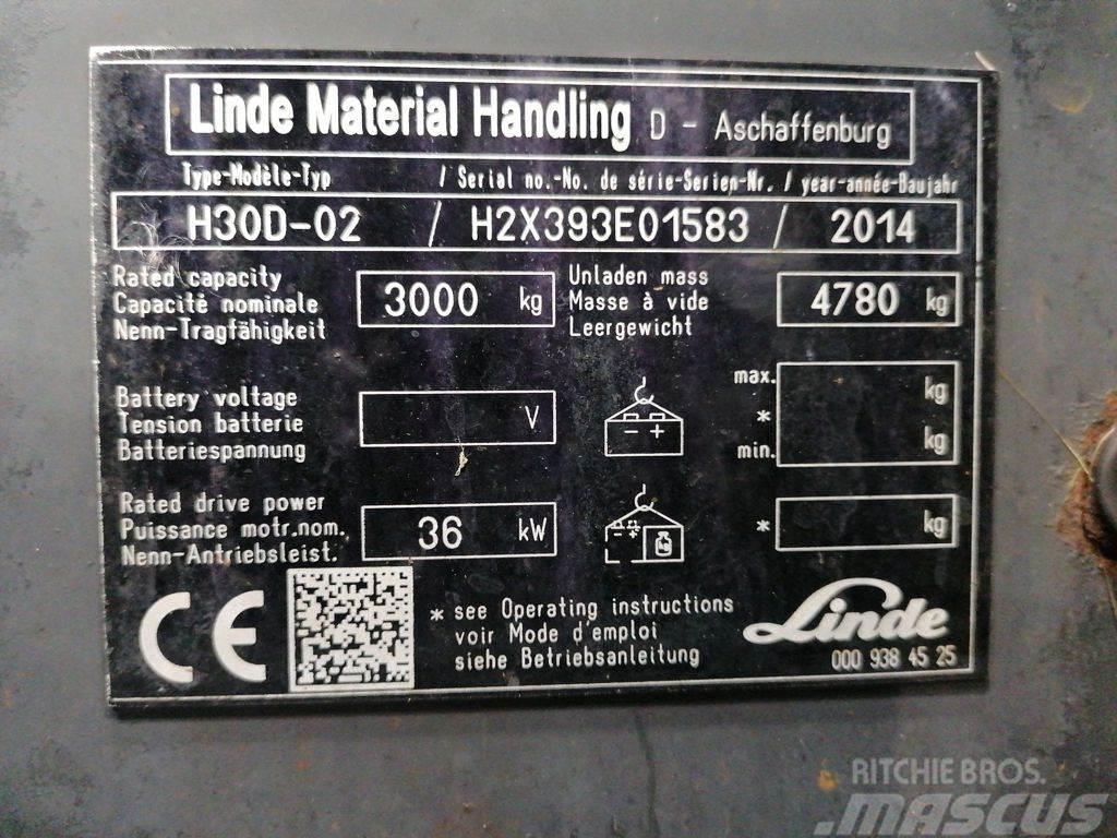 Linde H30D-02 Diesel Trucker