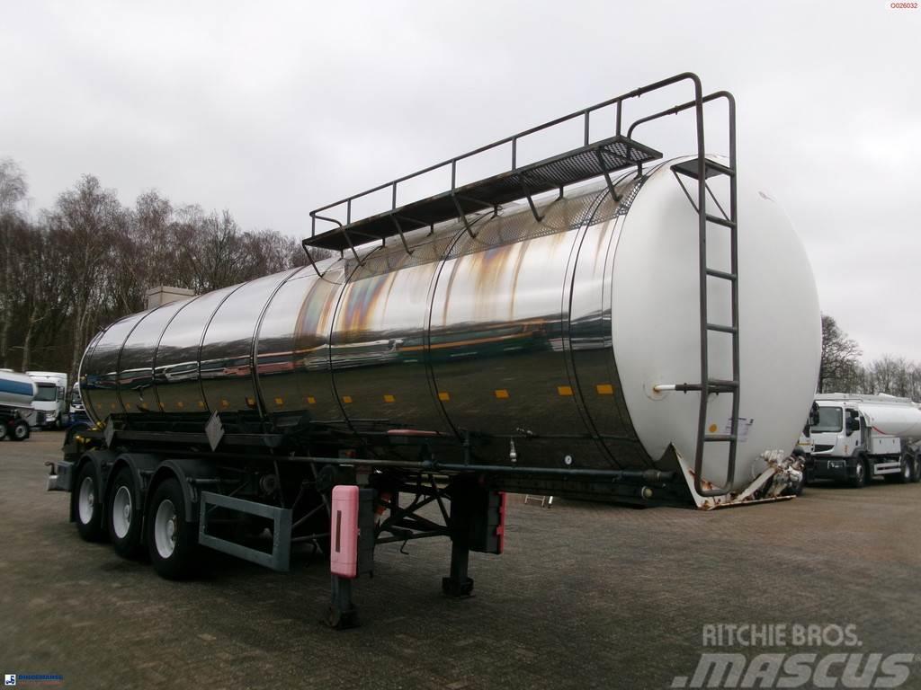 Metalovouga Bitumen / heavy oil tank inox 26.9 m3 / 1 comp Tanksemi