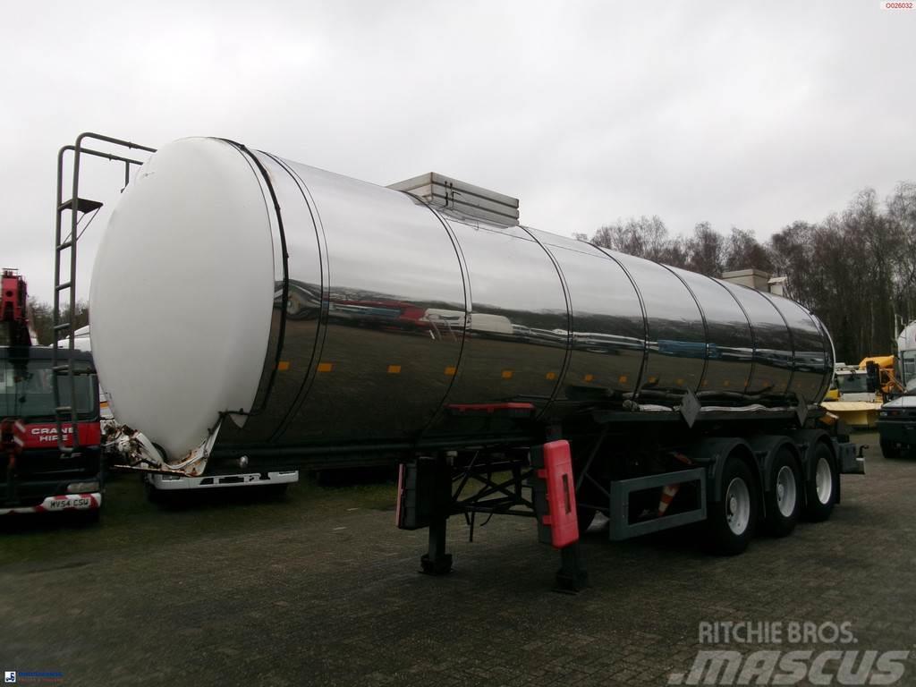 Metalovouga Bitumen / heavy oil tank inox 26.9 m3 / 1 comp Tanksemi