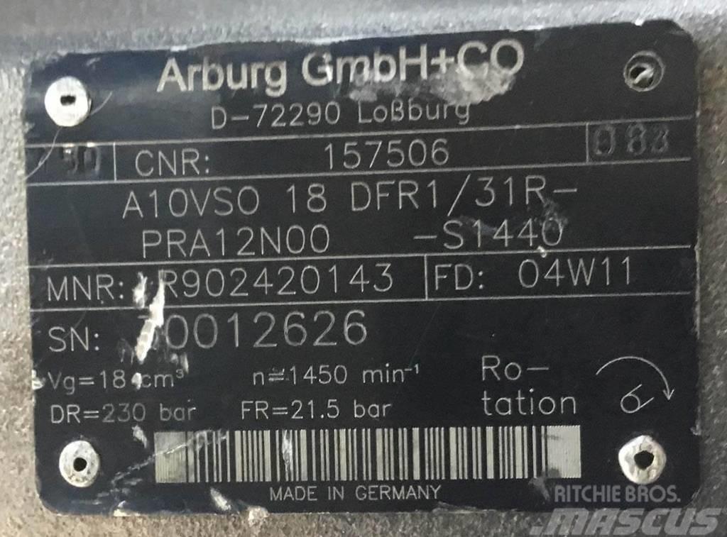  Arburg Gmbh+CO A10vs018 Hydraulikk