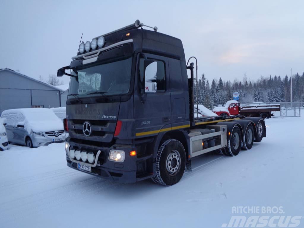 Mercedes-Benz Actros  3351 8x4 Kabelløft lastebiler