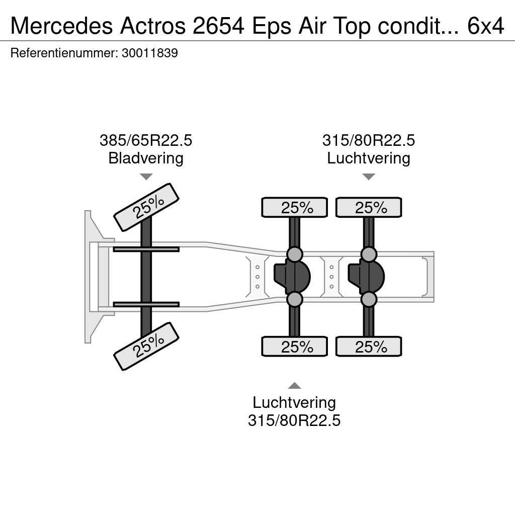Mercedes-Benz Actros 2654 Eps Air Top condition Trekkvogner