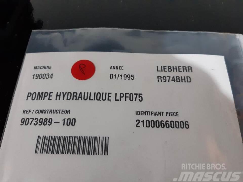 Liebherr R974BHD Hydraulikk