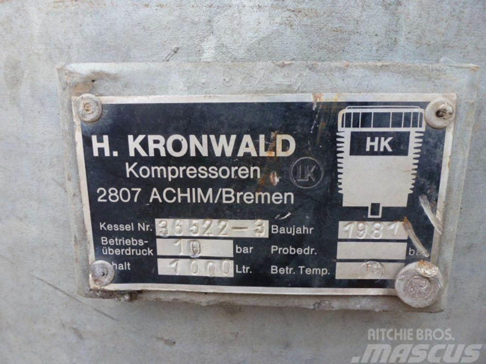 Kronwald 1000 Ltre Air Receiver Lufttørker kompressorer