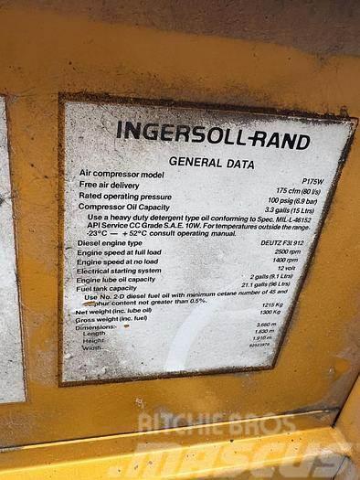 Ingersoll Rand P175WD Kompressorer