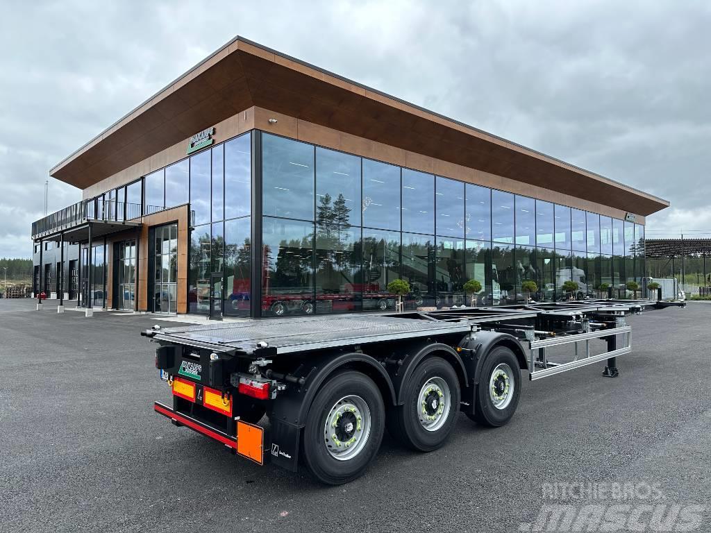 Lecitrailer ADR container chassie Containerchassis Semitrailere