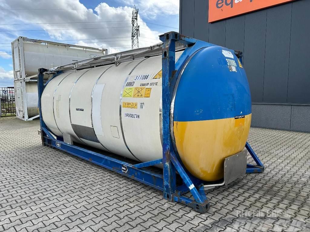 Van Hool 20FT SWAPBODY 30.800L, UN PORTABLE, T7, 5Y ADR- + Tank containere