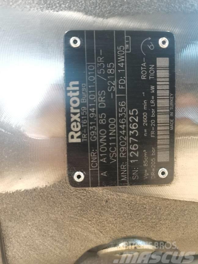 Rexroth {A10V No 85 DRS} pump Hydraulikk
