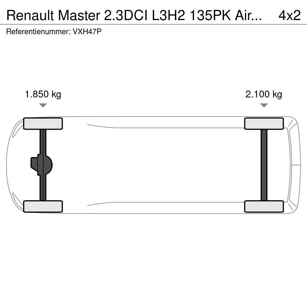 Renault Master 2.3DCI L3H2 135PK Airco Navi Cruisecontrol Lette lastebiler