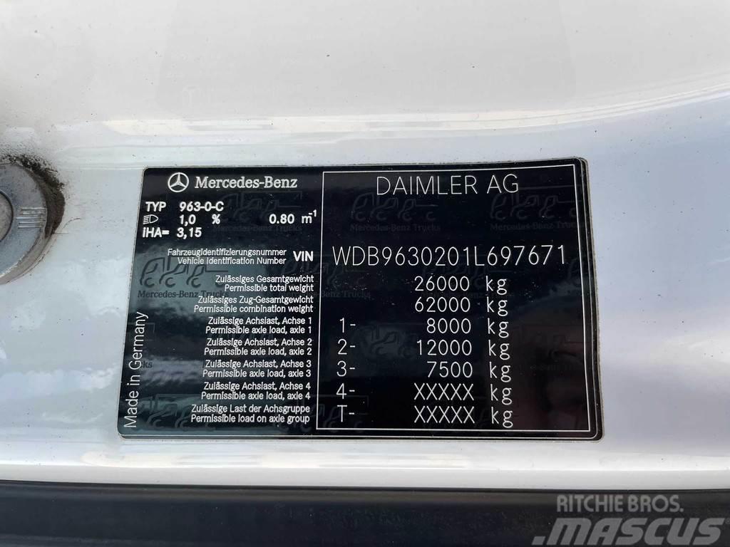Mercedes-Benz Actros 2542 6x2*4 + SIDE OPENING 2X Skapbiler