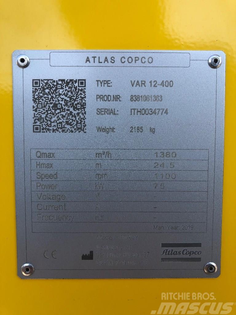 Atlas Copco VAR 12-400 Vannpumper
