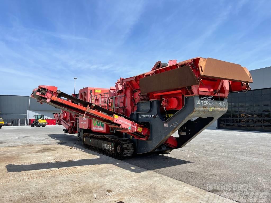 Terex Finlay I110RS Tracked Impact Crusher with screen deck Knusere