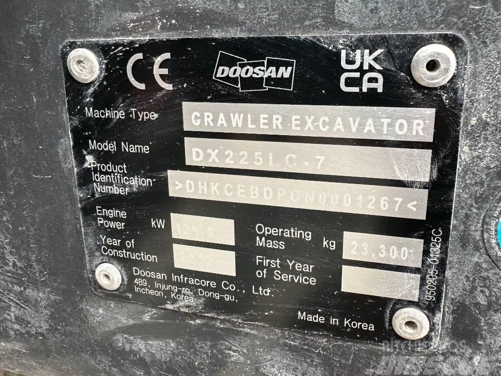 Doosan DX 225 LC-7 TOPCON OQ70/55 Beltegraver