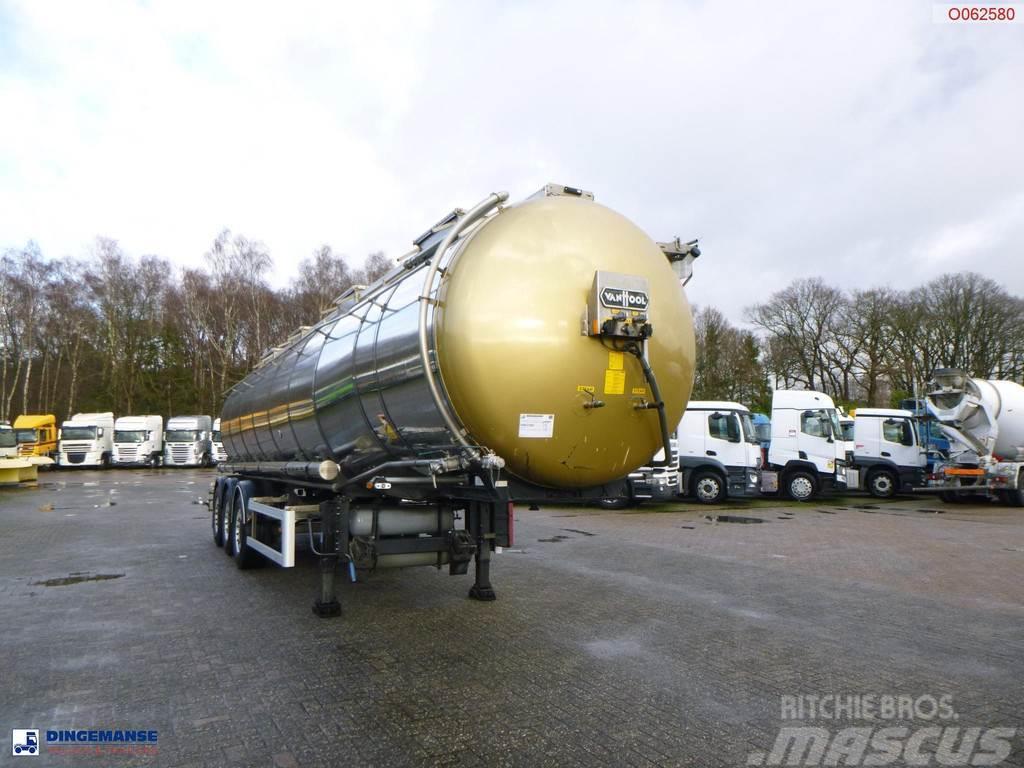 Van Hool Chemical tank inox 30 m3 / 1 comp ADR 12/03/2024 Tanksemi
