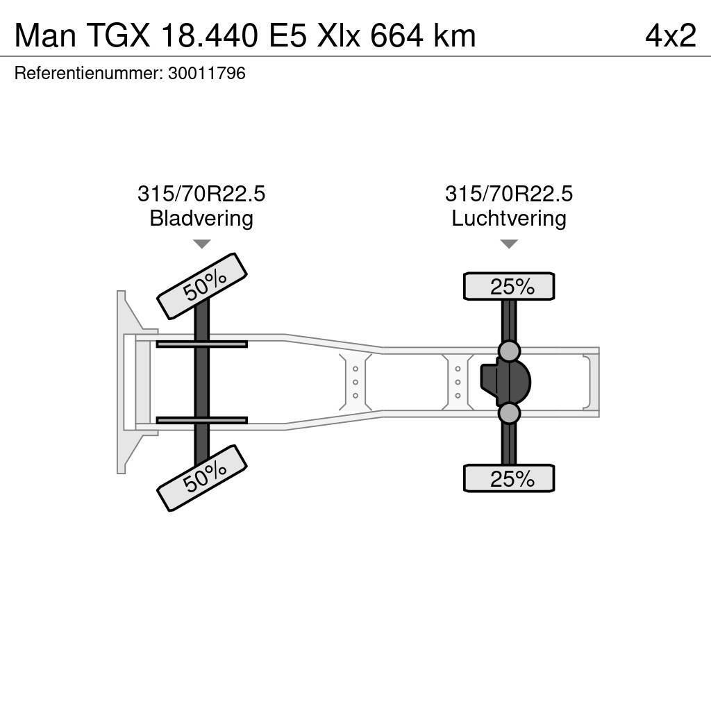 MAN TGX 18.440 E5 Xlx 664 km Trekkvogner