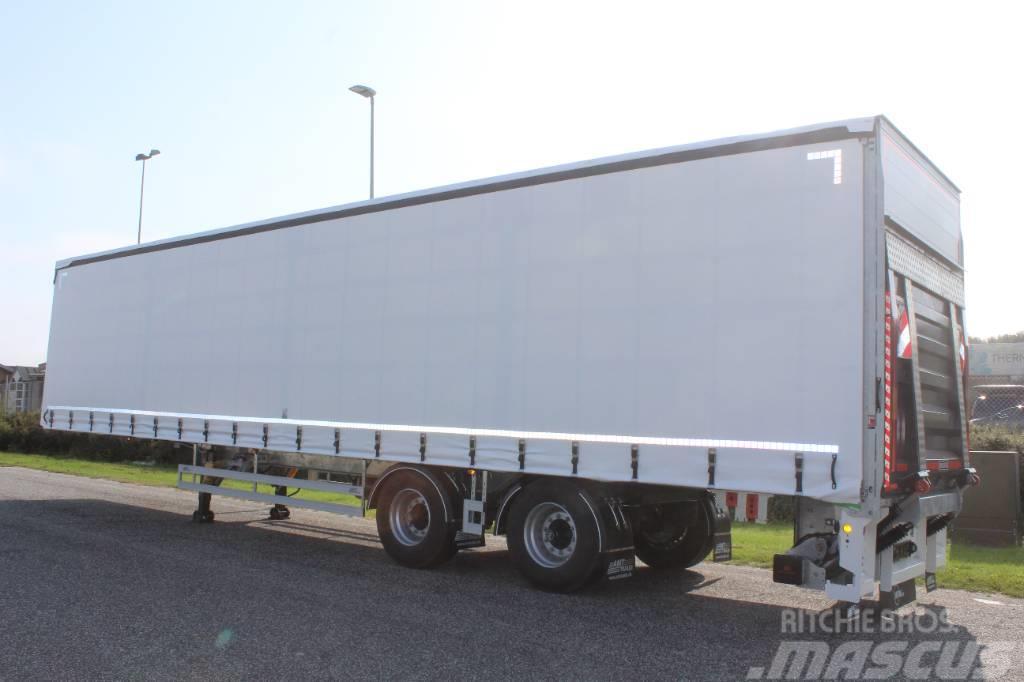 AMT 2 akslet city trailer med lift og TRIDEC- CI200 Gardintrailer