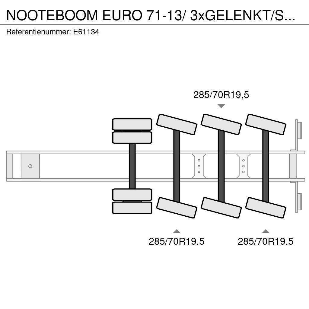 Nooteboom EURO 71-13/ 3xGELENKT/STEERING/DIR. Brønnhenger semi