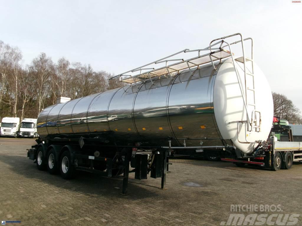 Metalovouga Bitumen / heavy oil tank inox 29 m3 / 1 comp Tanksemi