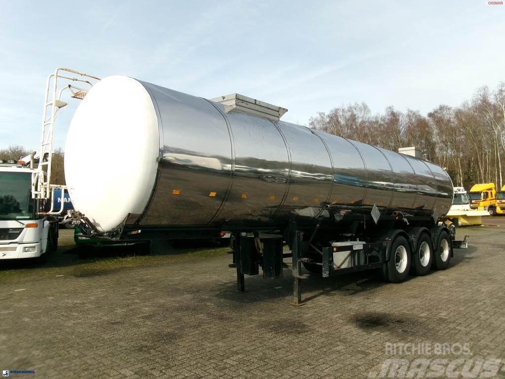 Metalovouga Bitumen / heavy oil tank inox 29 m3 / 1 comp Tanksemi