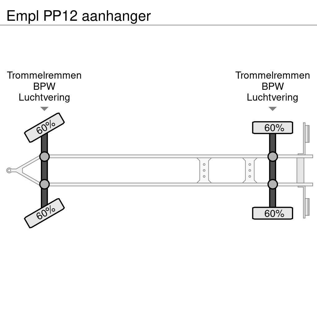Empl PP12 aanhanger Planhengere