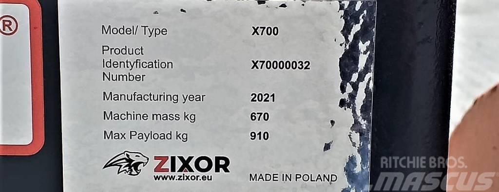  ŁYŻKA PRZESIEWAJĄCA HYDRAULICZNIE ZIXOR X700 Sorteringsskuffer