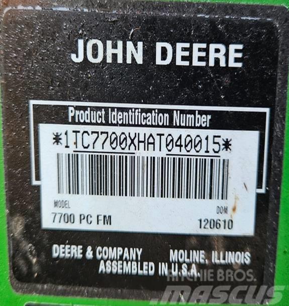 John Deere 7700 Fairway klippere
