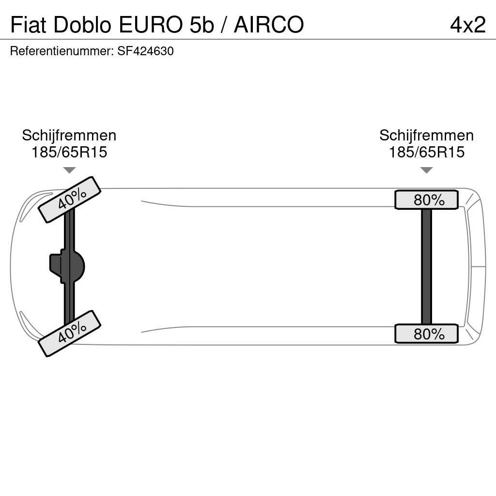 Fiat Doblò EURO 5b / AIRCO Lette lastebiler