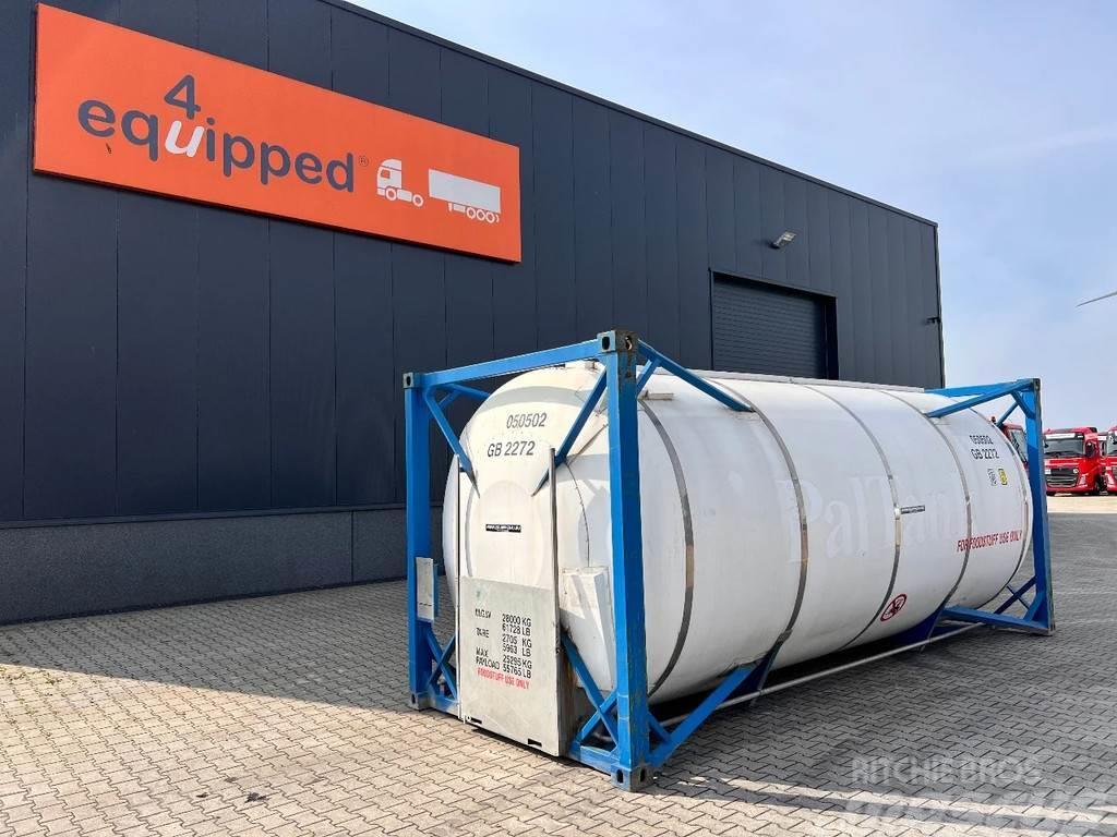  UBH FOODSTUFF 20FT ISO 24.700L/1-comp., Tank containere