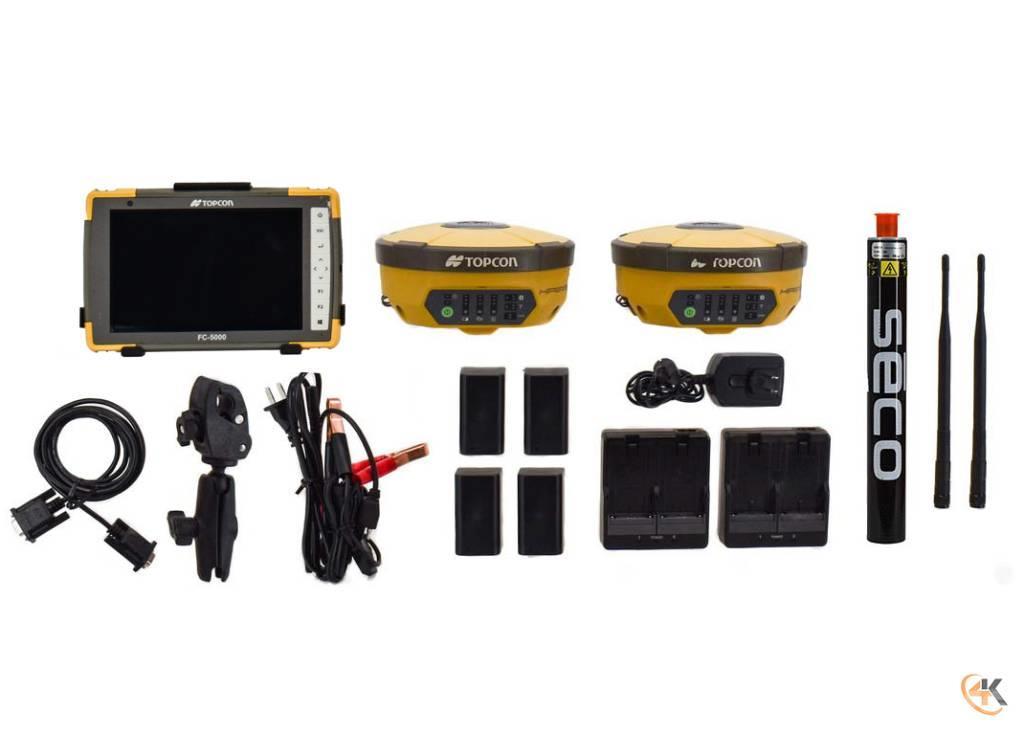 Topcon Dual Hiper V FH915 Base/Rover w FC-5000, Pocket-3D Andre komponenter