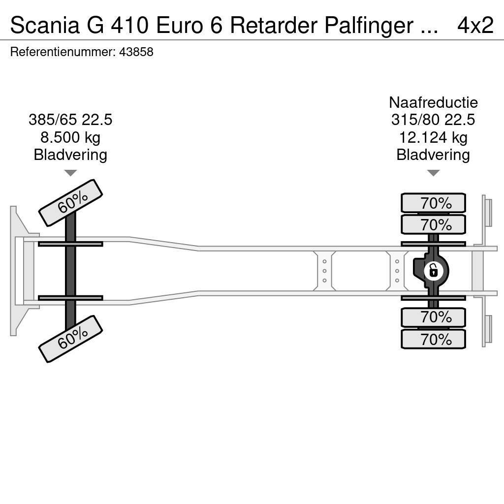 Scania G 410 Euro 6 Retarder Palfinger 15 Ton haakarmsyst Krokbil