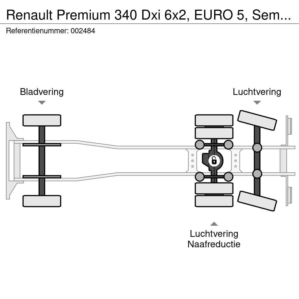 Renault Premium 340 Dxi 6x2, EURO 5, Semat Zoeller Renovasjonsbil