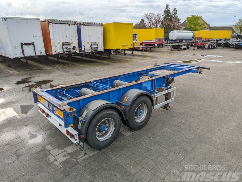 Renders ROC12.18 2-Axles ROR - DrumBrakes - 20FT Connectio Containerchassis Semitrailere