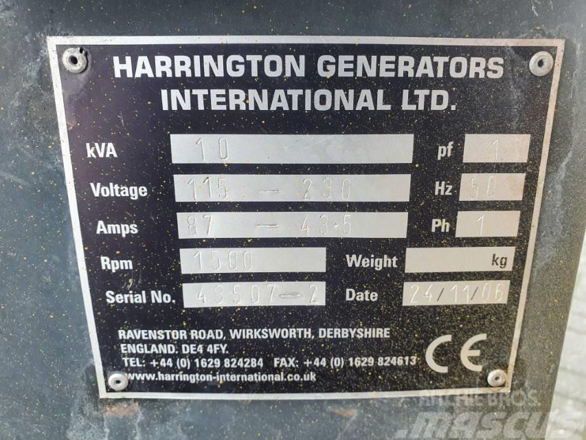 Harrington 10 kVA Stromgenerator / Diesel Stromaggragat Diesel Generatorer