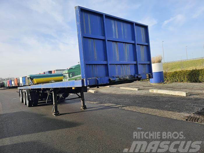 Contar B1828 dls| heavy duty| flatbed trailer with contai Planhengere semi