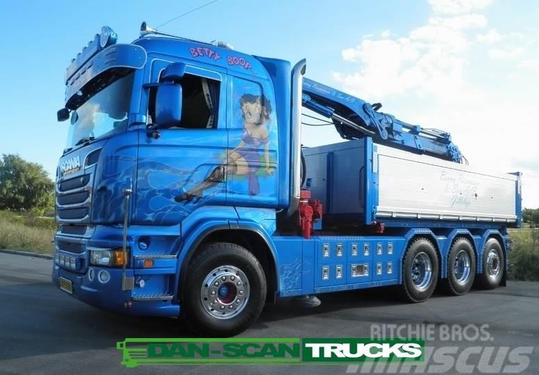 Scania R560 8x4*4 Hiab 266 kran pendel Tippbil