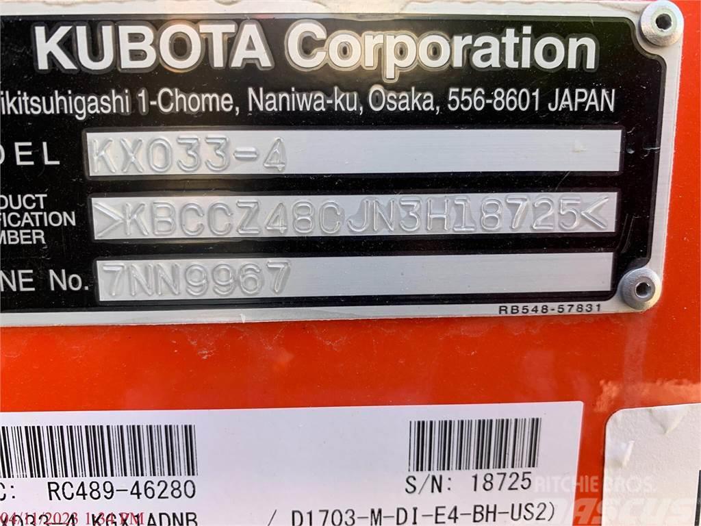 Kubota KX033-4 Minigravere <7t