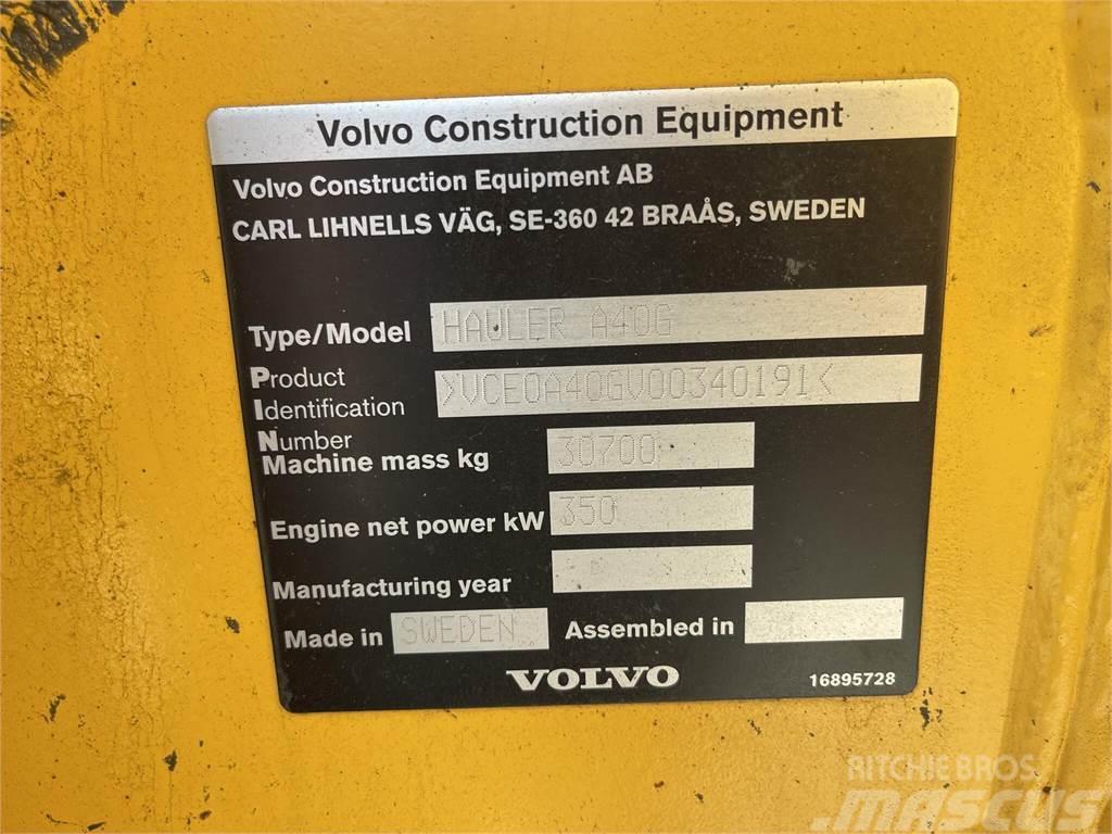 Volvo A40G Vanningsvogn for støvdemping