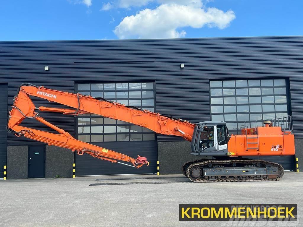 Hitachi ZX 470 LCH-3 High Reach Demolition 25 Meter | Low Gravemaskiner for riving