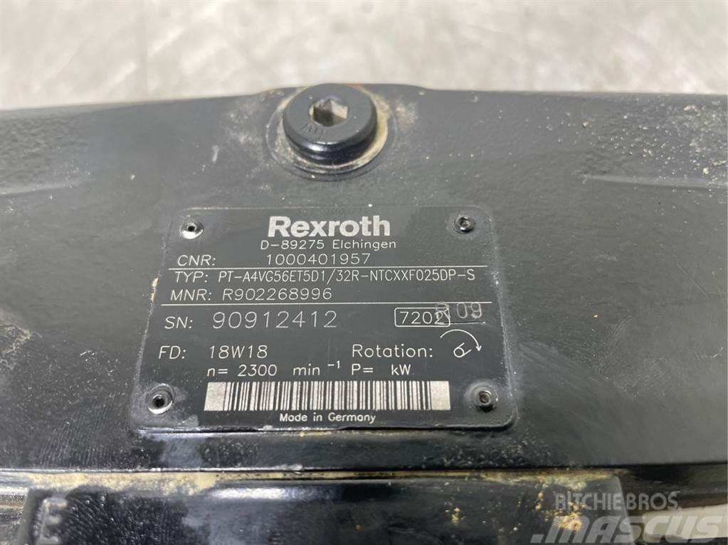 Wacker Neuson 1000401957-Rexroth A4VG56ET5D1/32R-Drive pump Hydraulikk