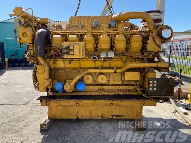  1999 Good Used Caterpillar 3512B 1675HP Diesel Ma Marine motor enheter