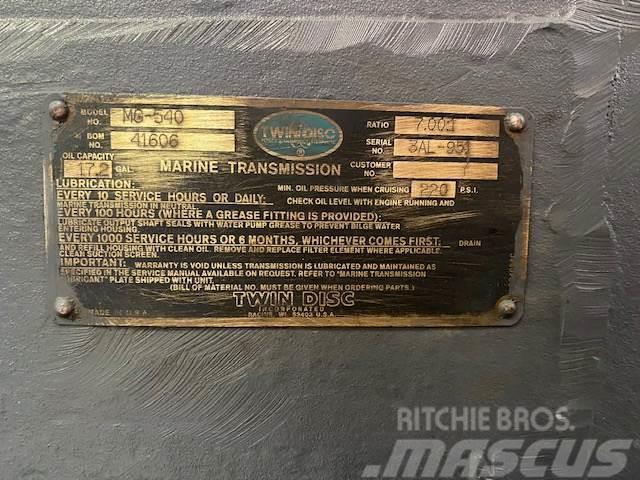  Twin Disc MG540 Marine transmisjoner