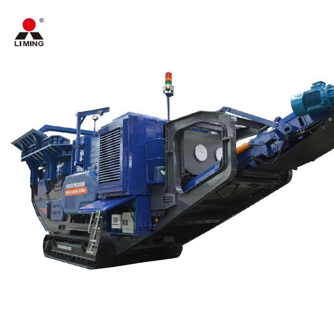Liming YG935E69L Crawler type Mobile Crushing Plant Produksjonsanlegg til grustak m.m.
