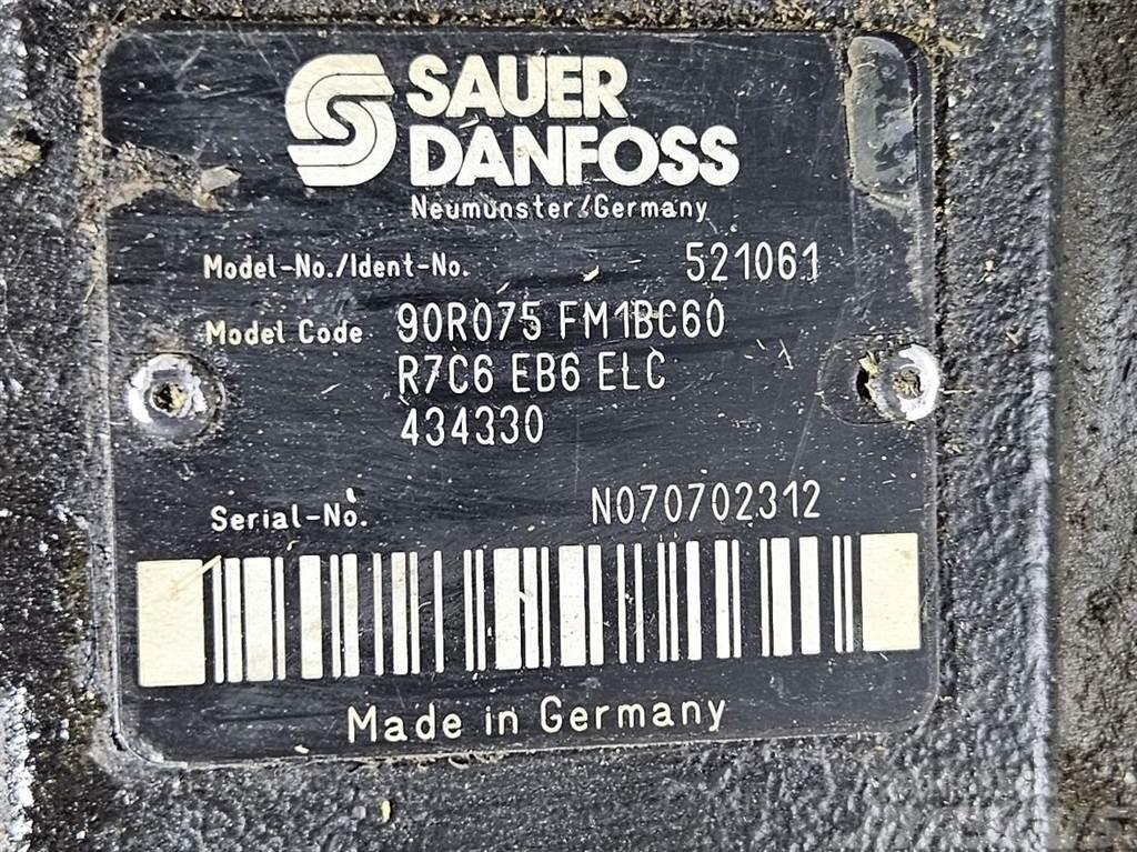 Sauer Danfoss 90R075FM1BC60R7C6-Drive pump/Fahrpumpe/Rijpomp Hydraulikk