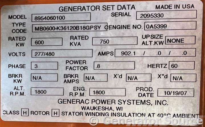 Generac 600 kW - JUST ARRIVED Andre Generatorer