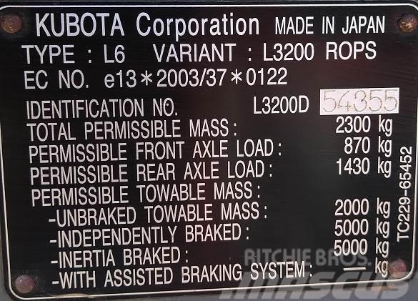 Kubota L3200D TRACTOR Annet