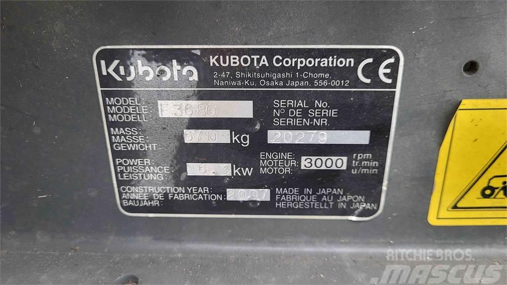 Kubota F3680 Slåmaskiner
