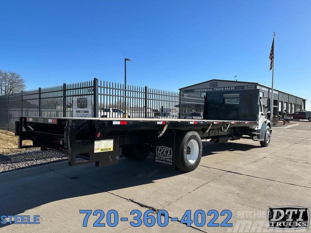 Freightliner M2-106 26' Flatbed With Lift Gate Planbiler