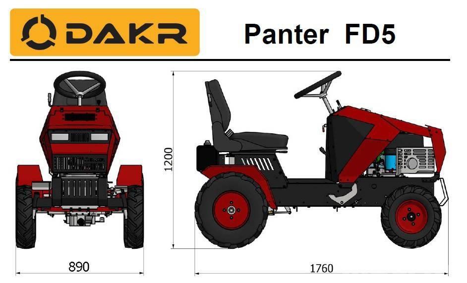  DAKR Panter FD-5 Kompakttraktorer