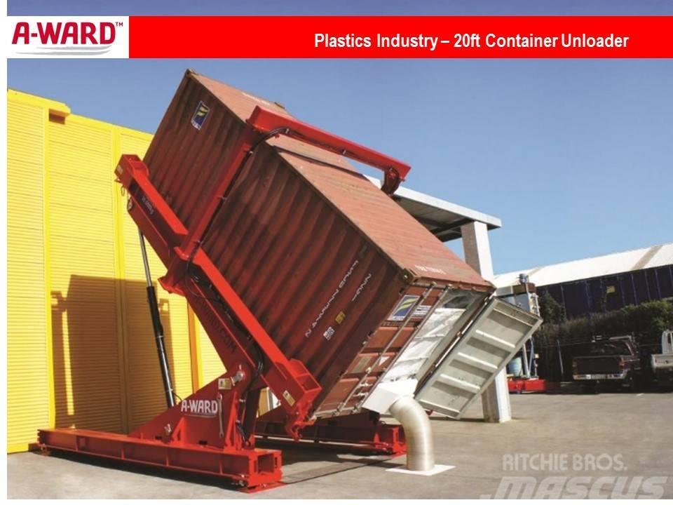A-Ward Container UNLOADER - Unloading of bulk material Lastemaskiner Havn