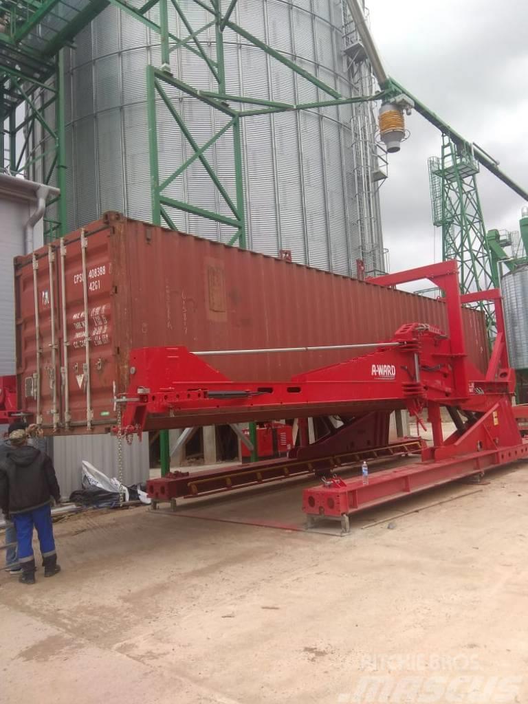 A-Ward Container UNLOADER - Unloading of bulk material Lastemaskiner Havn